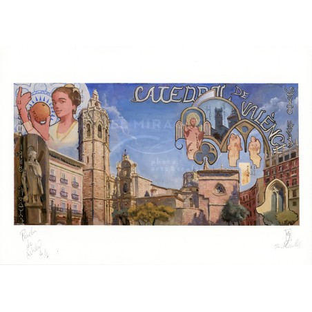 S. Miralles. Pintor callejero. Obra exclusiva a la venta en El Miracle galería de arte de Valencia