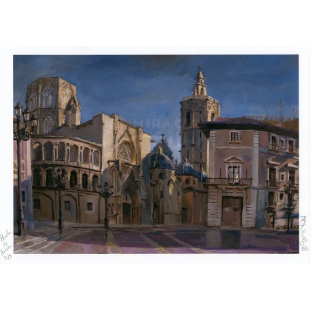 S. Miralles. Pintor callejero. Obra exclusiva a la venta en El Miracle galería de arte de Valencia