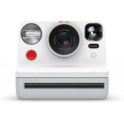 Nueva cámara de fotografía instantánea Polaroid Now Blanca. Puede usar cartuchos i-type y 600 Tienda en Valencia